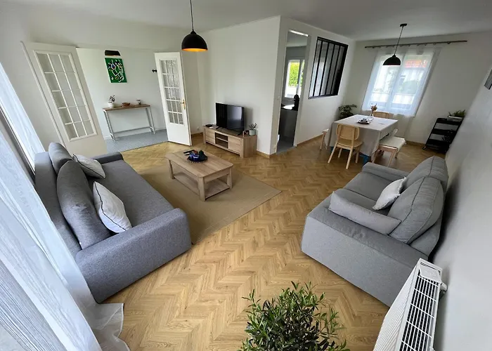 à 12 Min à Pied De La Et 5 Min Du Centre De Casa vacanze Luc-sur-Mer